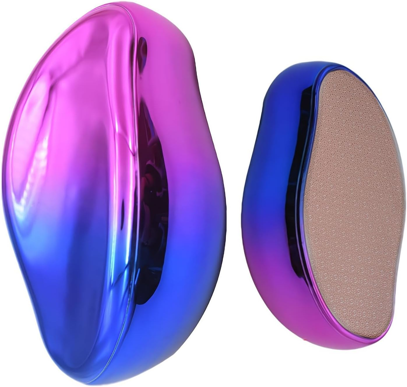 REGODI Glass Foot File Callus Remover, Nano Crystal Pedicure Tool for Cracked Heel, Portable & Travel-Friendly Golden Shine Foot Scraper image number 4