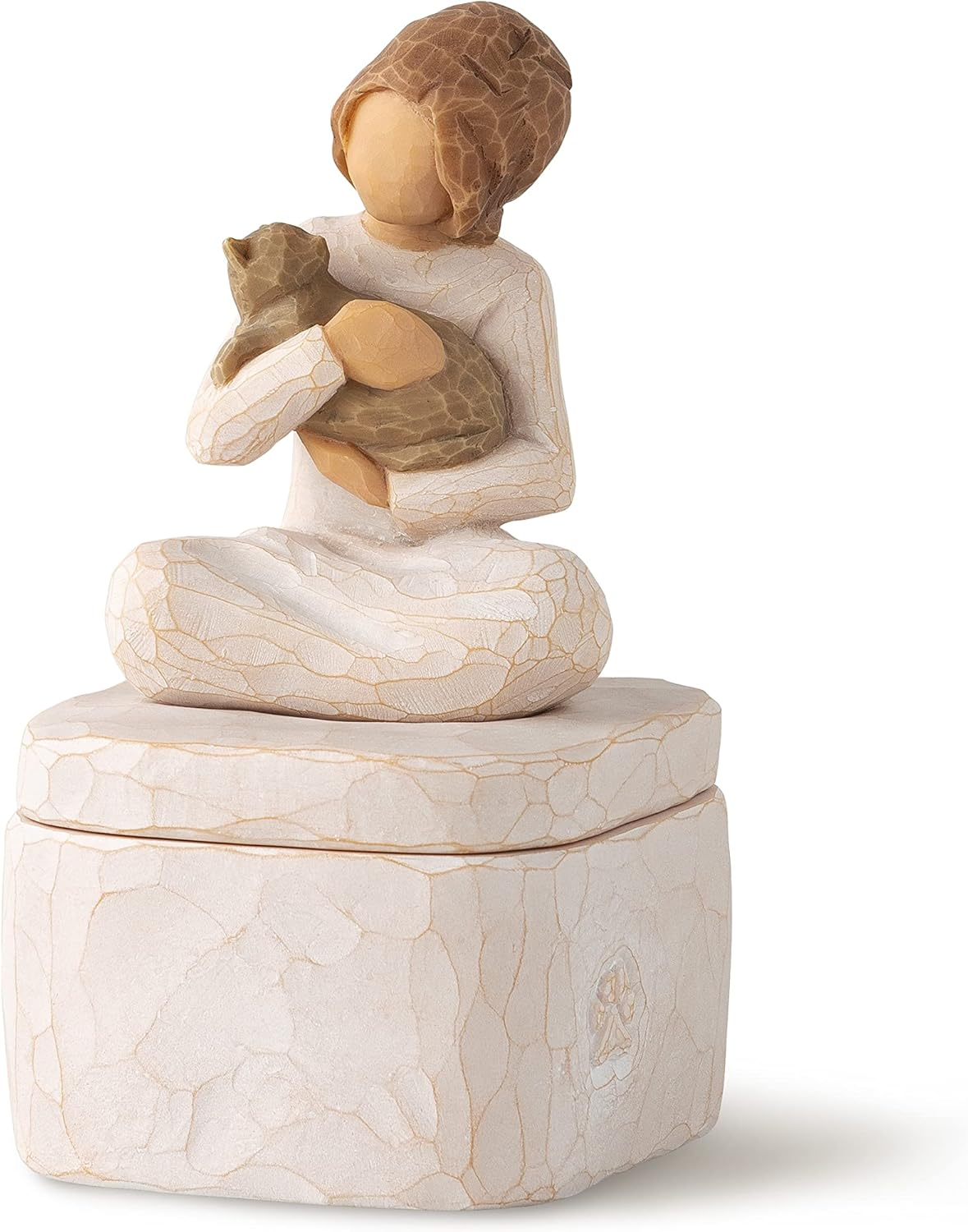 Willow Tree Kindness (Girl) Keepsake Box, Sculpted Hand-Painted Keepsake Box image number 1