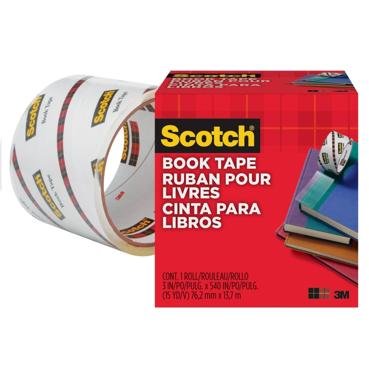 Scotch&reg; Book Tape 845, 76.2Mm X 13.7M - FF084574 image number 6