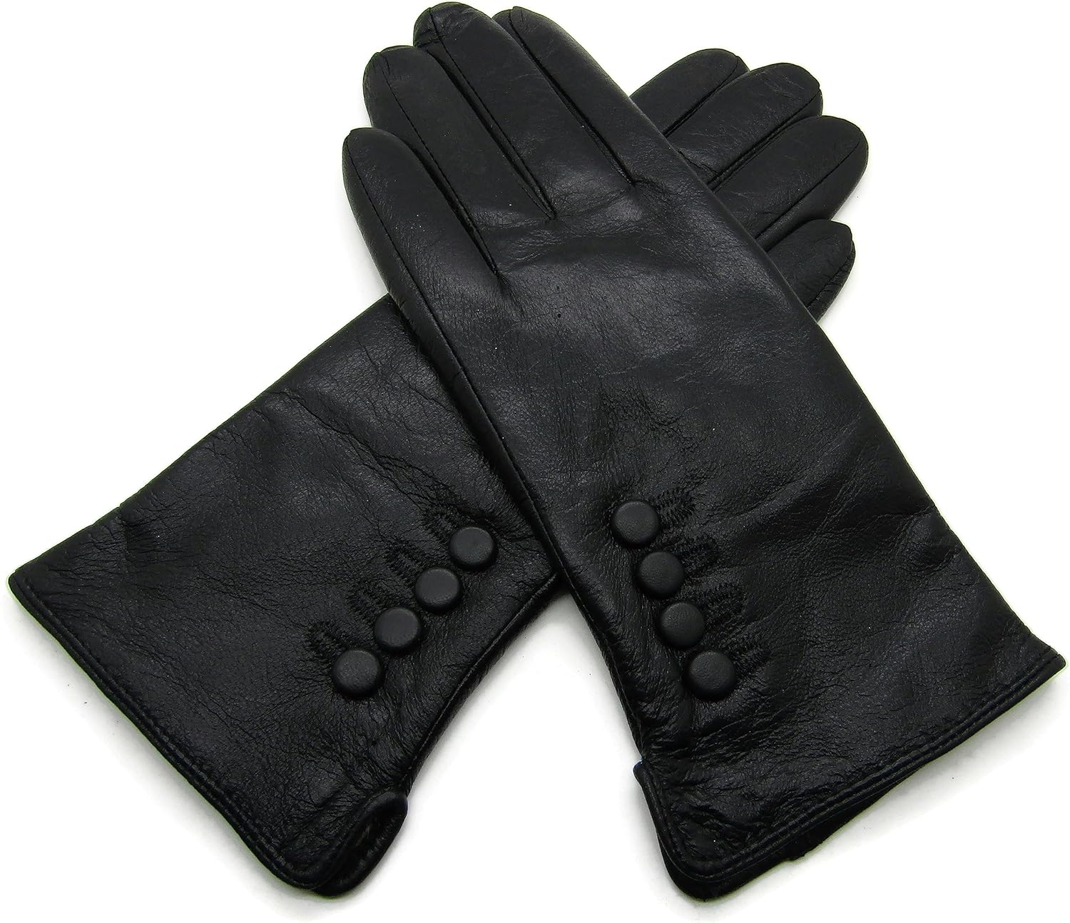 Theglovehut Womens Ladies Genuine Soft Leather Gloves Fully Fleece Lined Winter Warm image number 7