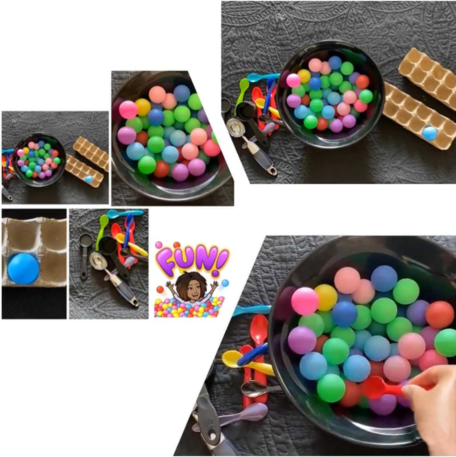 XIPEGPA 30 PCS Table Tennis Balls Ping Pong Balls 40 Mm Entertainment Plastic Balls for Game Party Sports Activities Fun Games Handicrafts Pet Toy image number 3