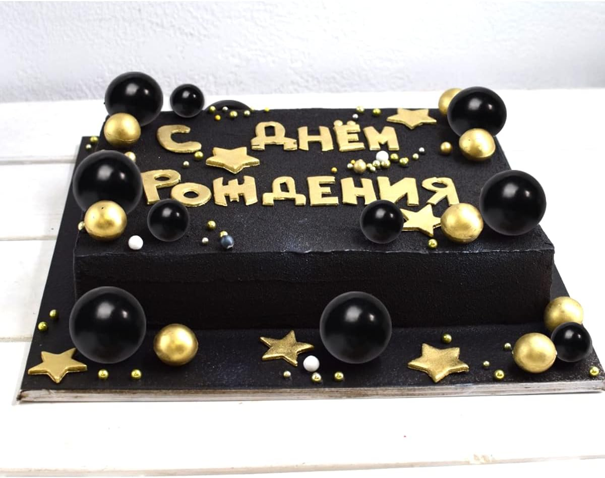 25 Pcs Balls Cake Topper Ball Shaped Cake Insert Toppers Pearl Balls Cake Pick DIY Cake Insert Toppers Foam Ball Cupcake Topper for Birthday Party Christmas Wedding Anniversary Baby Shower Cake Decor image number 2