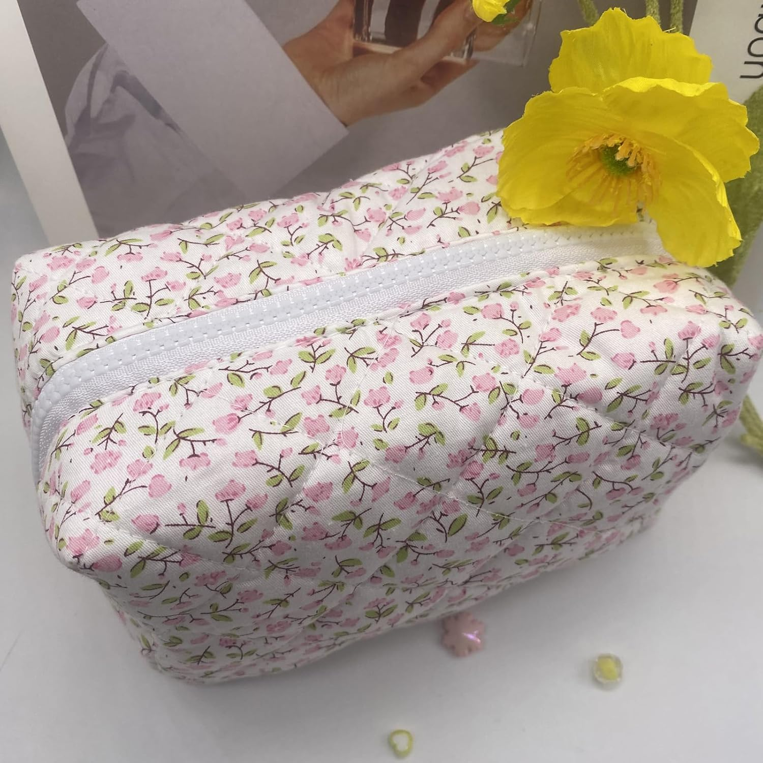 Aikeis Cosmetic Bag Suitable for Women Girls Cosmetic Bag