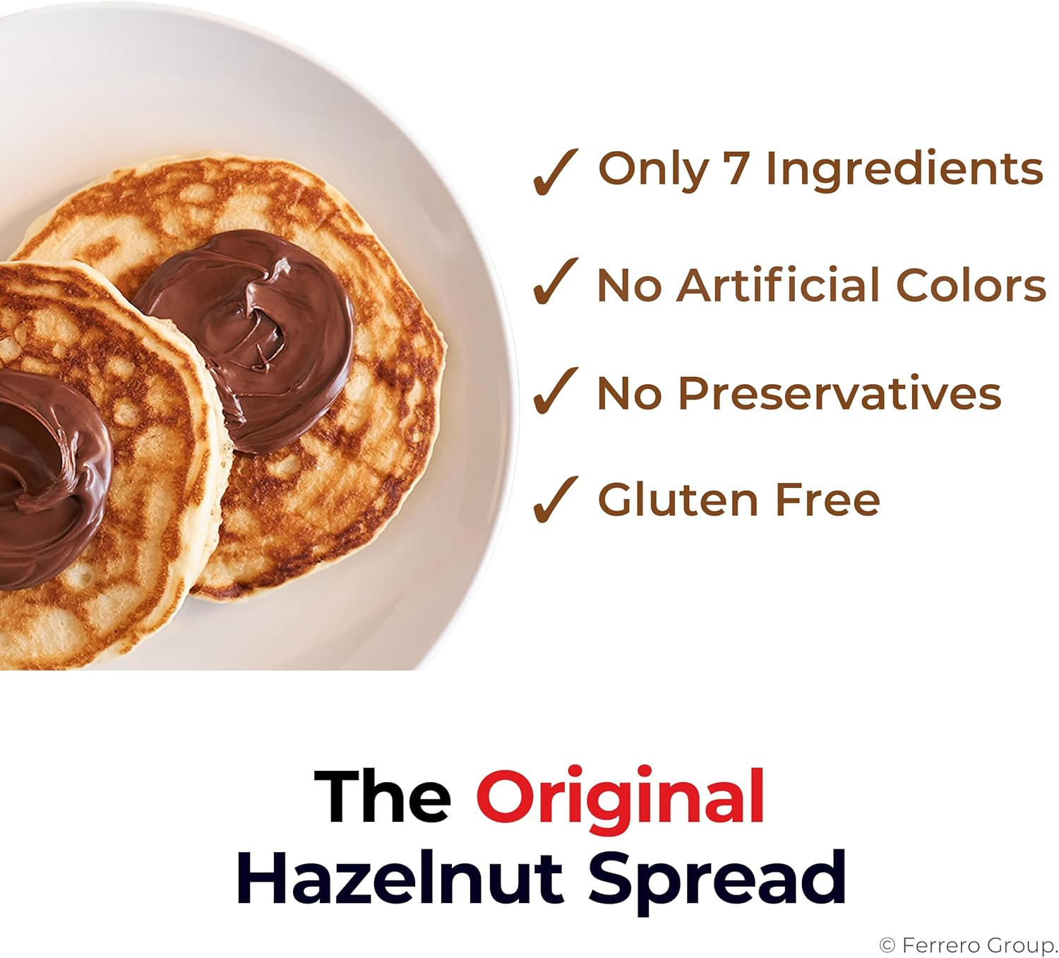 Nutella Chocolate Hazelnut Spread, Single Serve Mini Cups, Perfect Topping for Pancakes, .52 Oz Each, 120 Count image number 4