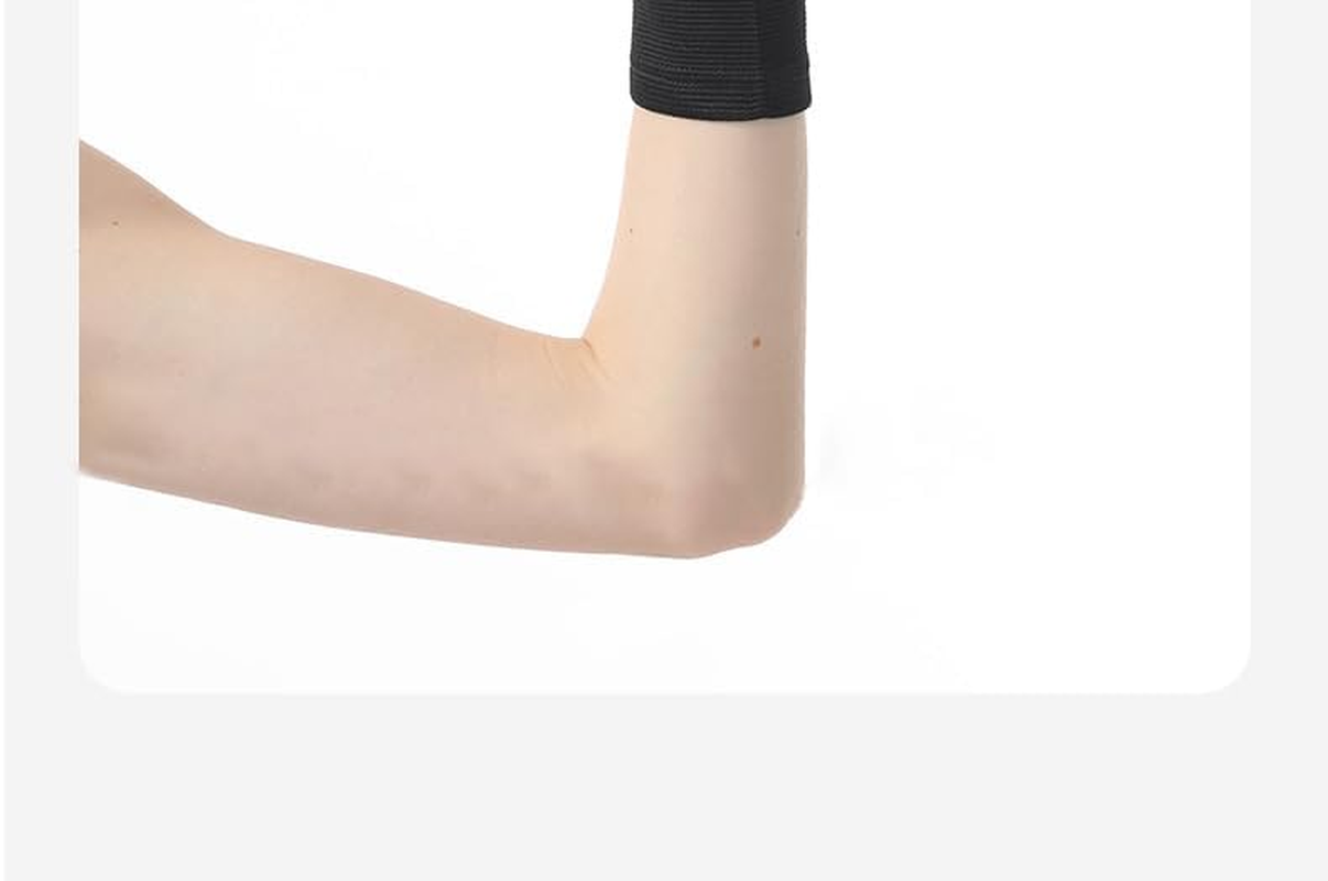 Wrist Band Support Sleeve (1 Pair) - Elastic & Breathable Knitted Fabric Compression Brace - for Tennis, Gym, Sport, Tendonitis image number 4