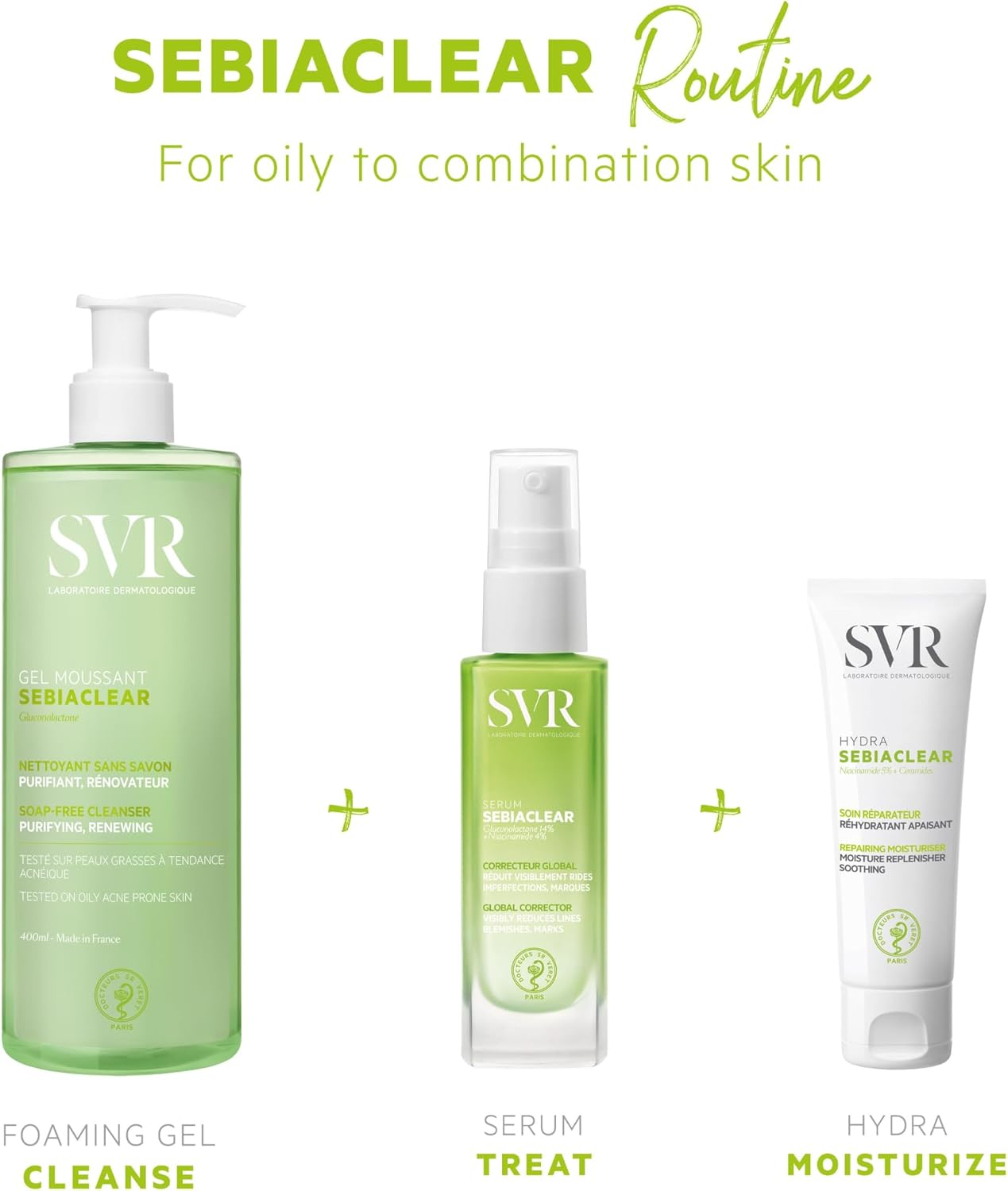 Svr Sebiaclear Gel Moussant 400Ml image number 1