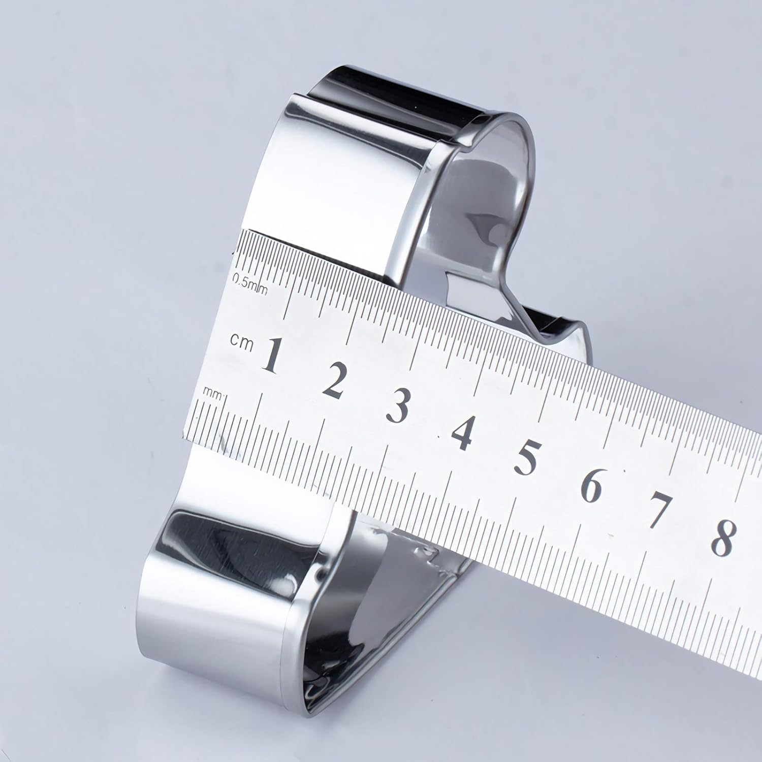 Mason Jar Cookie Cutter Shapes Baking Set - 3 Inch & 4 Inch - 4 Pieces Milk Bottle Honey Jar Pot Shaped Biscuit Stainless Steel Metal Molds Cutters for Kitchen Baking Halloween Christmas Cookie Cutter image number 3