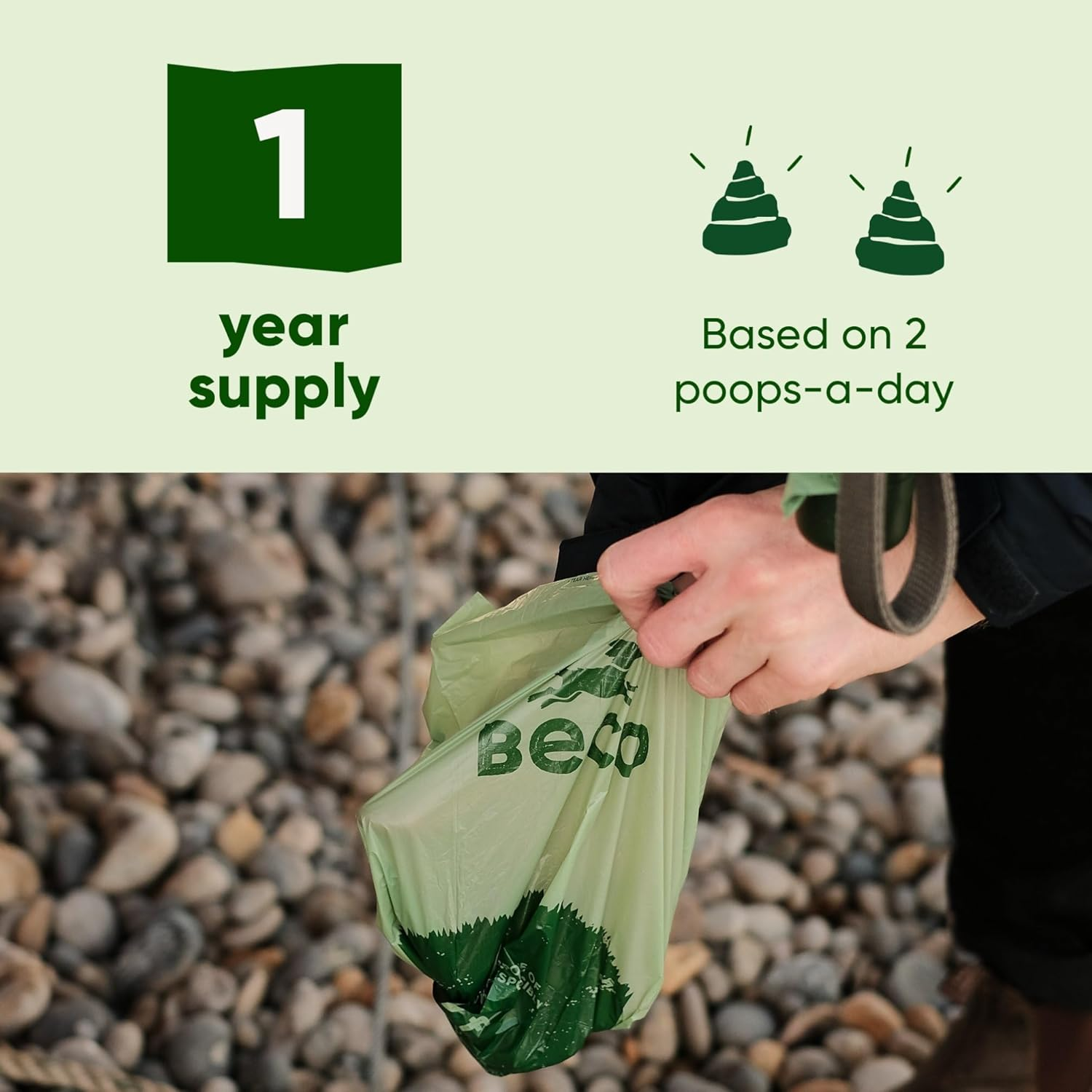 Beco Unscented Poop Bags 720Pk W/Dispenser image number 3