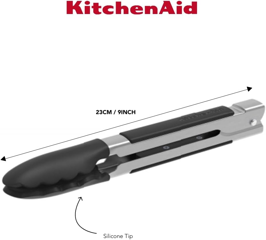 Kitchenaid Side Locking Tong with Silicone Head, 23 Cm Size image number 4