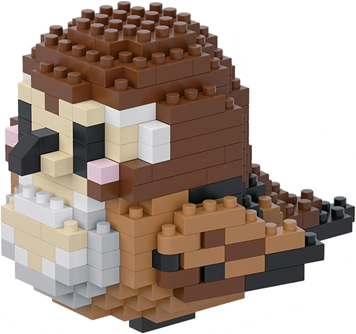 NOOLY Bird Micro Building Blocks Set for Home and Office Decoration WKLJM-01 253Pcs (Blue) 8913