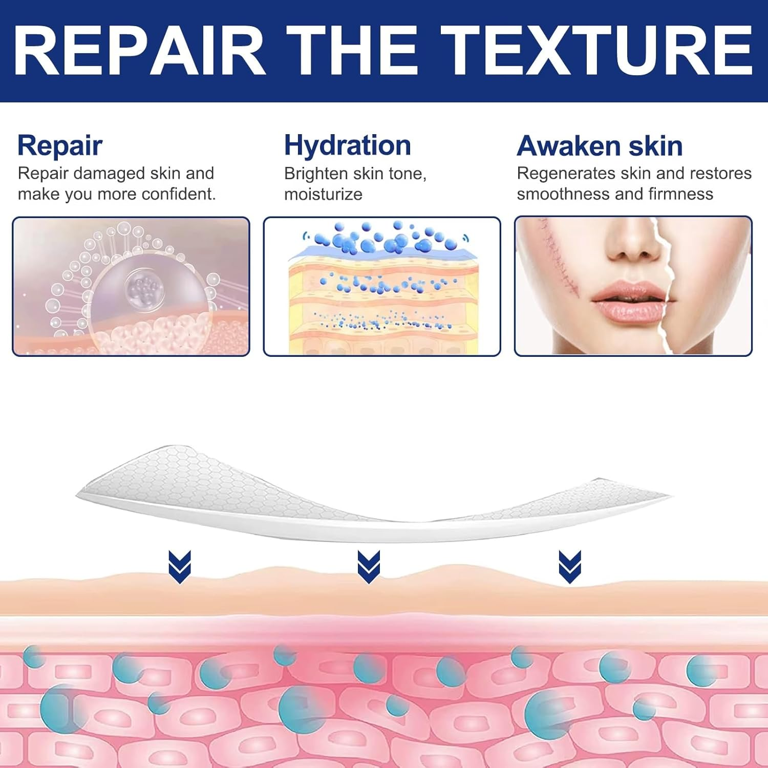 Transparent Silicone Scar Patch Tape ● Reusable, Clear, Invisible, Waterproof, Breathable Strips ● Lightens and Removes Scratches ● for Old and New Scars ● (2,5Cm*150Cm), image number 2