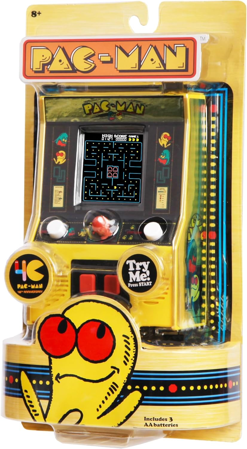 Arcade Classics - Pac-Man Color LCD Retro Mini Arcade Game image number 1