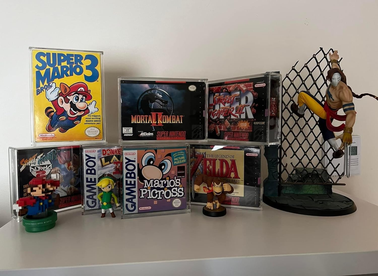 EVORETRO Acrylic Display Case Designed for Nintendo Game Boy and Game Boy Advance (GB/GBA) Game Box - Clear Protective Case for Retro Games (4.0MM - Pack of 2) image number 1