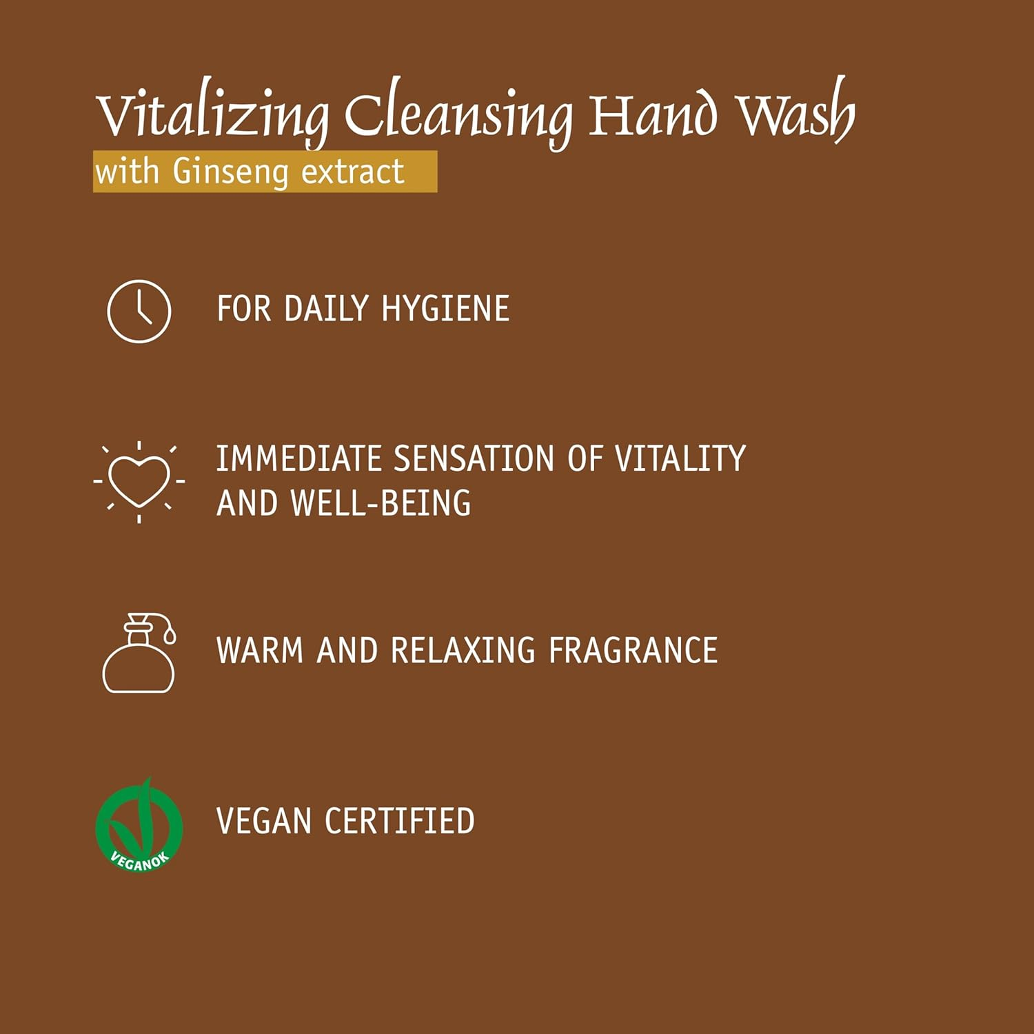 Prija Vitalising Hand Wash with Ginseng Extract Gently Cleanses Hands, Moisturising Liquid Hand Soap, Vegan Friendly with Energising Fragrance 380Ml image number 5