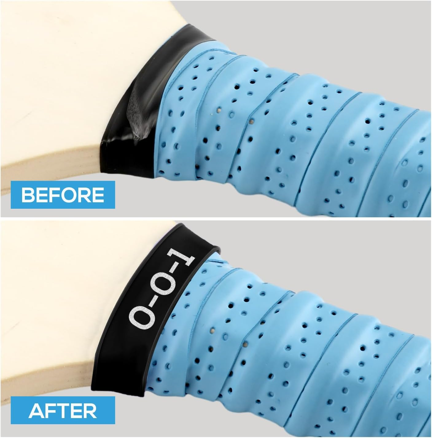 16Pcs Pickleball Paddle/Racket Grip Bands, Personalized Accessories DIY Gifts Silicone Ring Name Band for Racquetball Racket Pickleball Lovers Tennis Paddle Fixing Overgrip Tape (8 Colors) image number 4