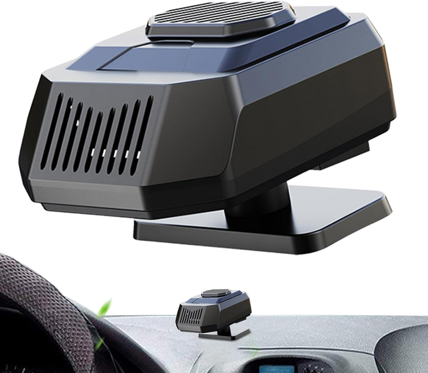 Tuxuseo Portable Car Heater, Car Heater for , 12V/24V Window Defroster Portable Car Heater, Adjustable Fan, Electric Heater, Windscreen Defrost Defogger for and Truck image number 1