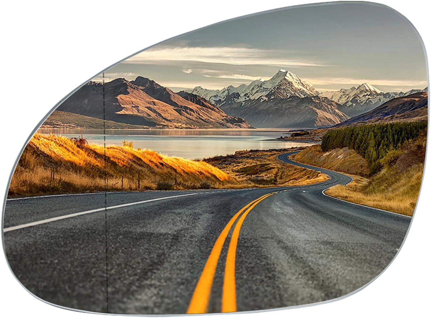 LOIYLLEN Right Side Mirror Replacement for Volkswagen VW 2006-2009 Golf GTI MK5 Golf Rabbit 2005-2010 Passat Jetta 2011-2014 Jetta Sportswagen 2007-2008 EOS 2008 R32 - Right Heated Mirrors Glass