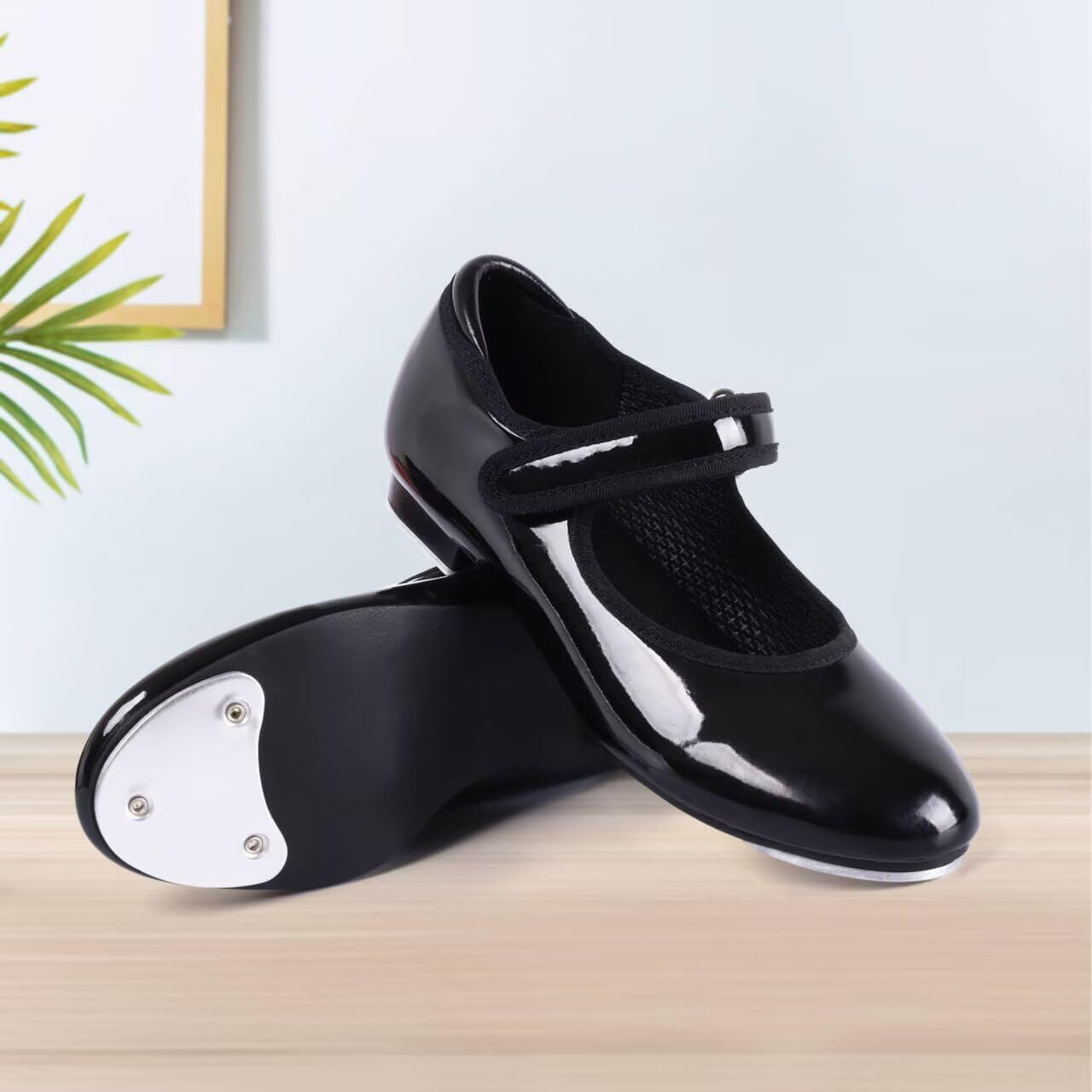 Tap Shoes for Girls and Boys Easy Strap Tap Dance Shoes for Toddler/Little Kid/Big Kid