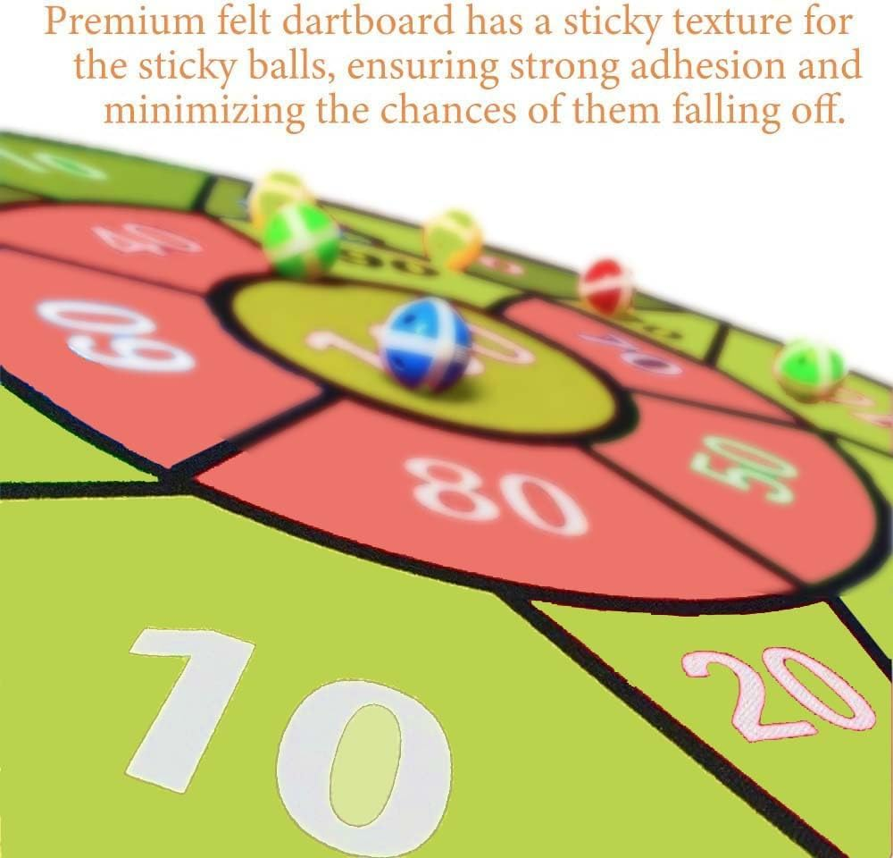 Dinosaur Toys for Boys, 30 Inch Dart Board Game Set Kids Toys Age 3-8 Year Old Boys Toys with 14 Sticky Balls, Kids Birthday Gifts Xmas Stocking Fillers for Boys Age 4-9, Dinosaur Gifts for Boys image number 5