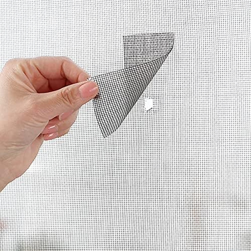 Mesh Screen Repair Tape Strong Adhesive, Self-Adhesive Screen and Window Repair Stickersmend & Repair Holes and Tears in Screen Window Doors Black(10Cm*200Cm) image number 1