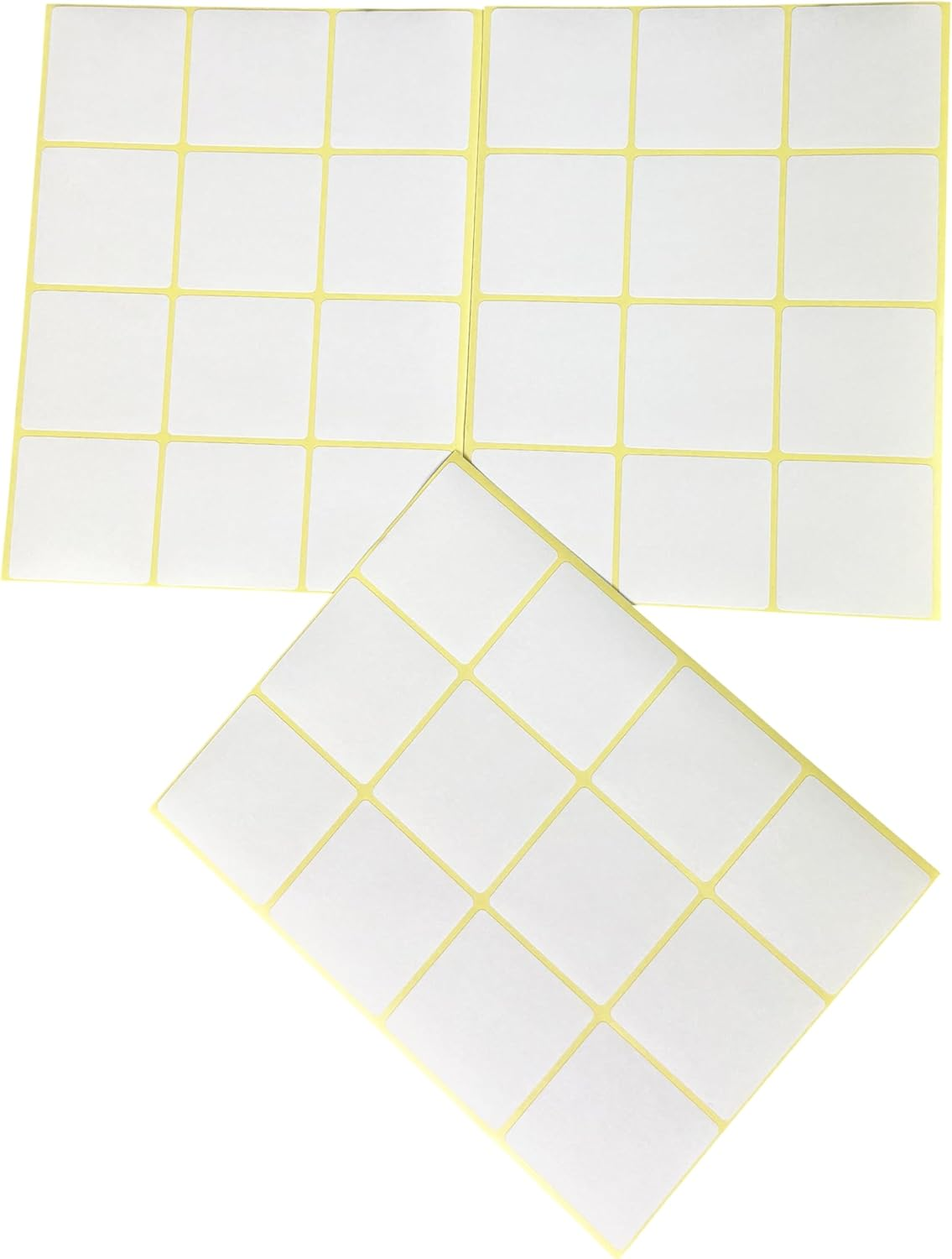 Manusticker A5 Rectangle Label Stickers - Printable - White, 50 X 50 Mm, 180 Lables/15 Sheets image number 1