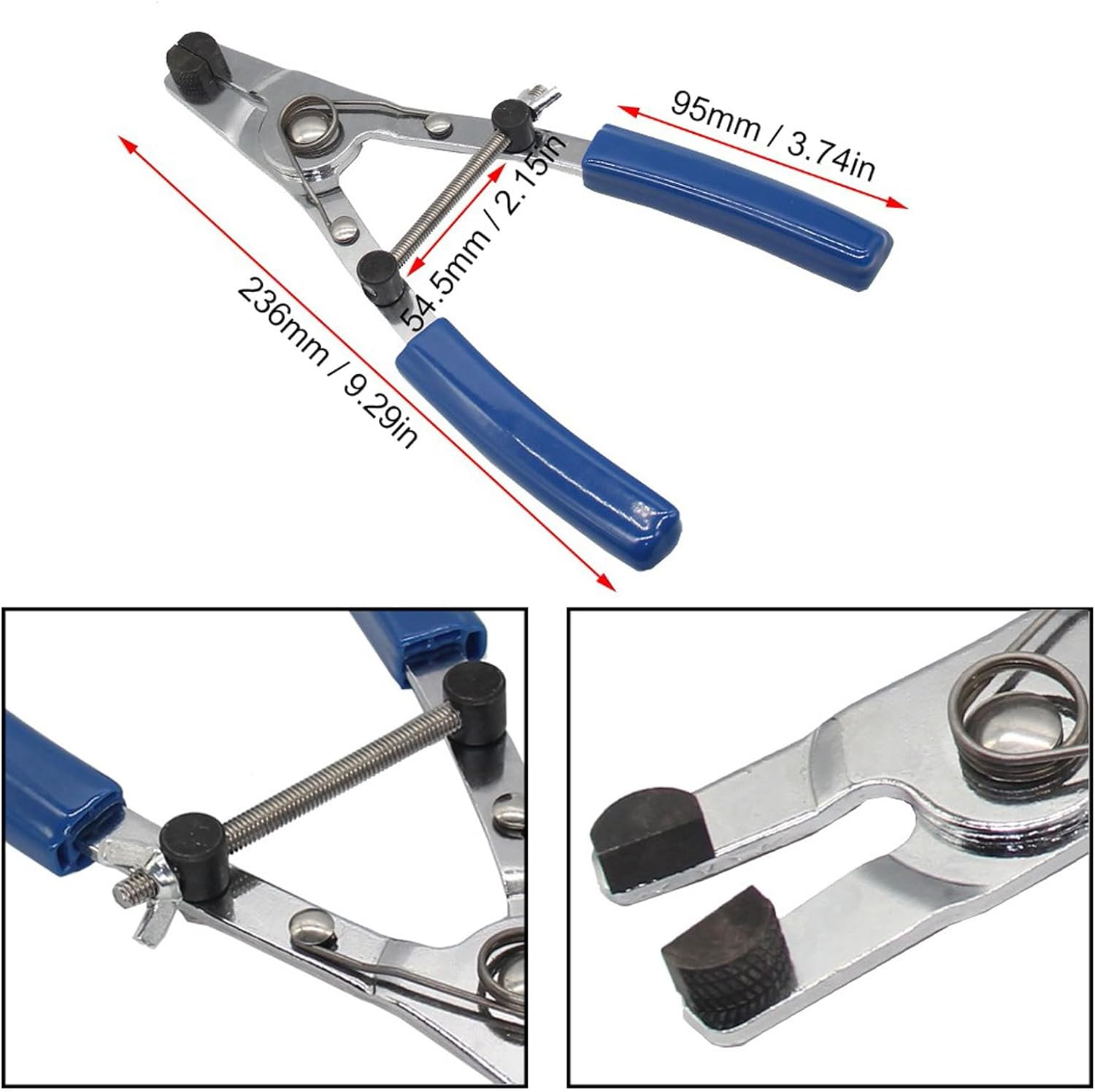 Motorcycle Brake Piston Removal Plier,Brake Caliper Piston Remover Motorbike Repair Tools, 0.6‑1.6In Diameter Ergonomic Pliers Hand Tool for Motorbike image number 4