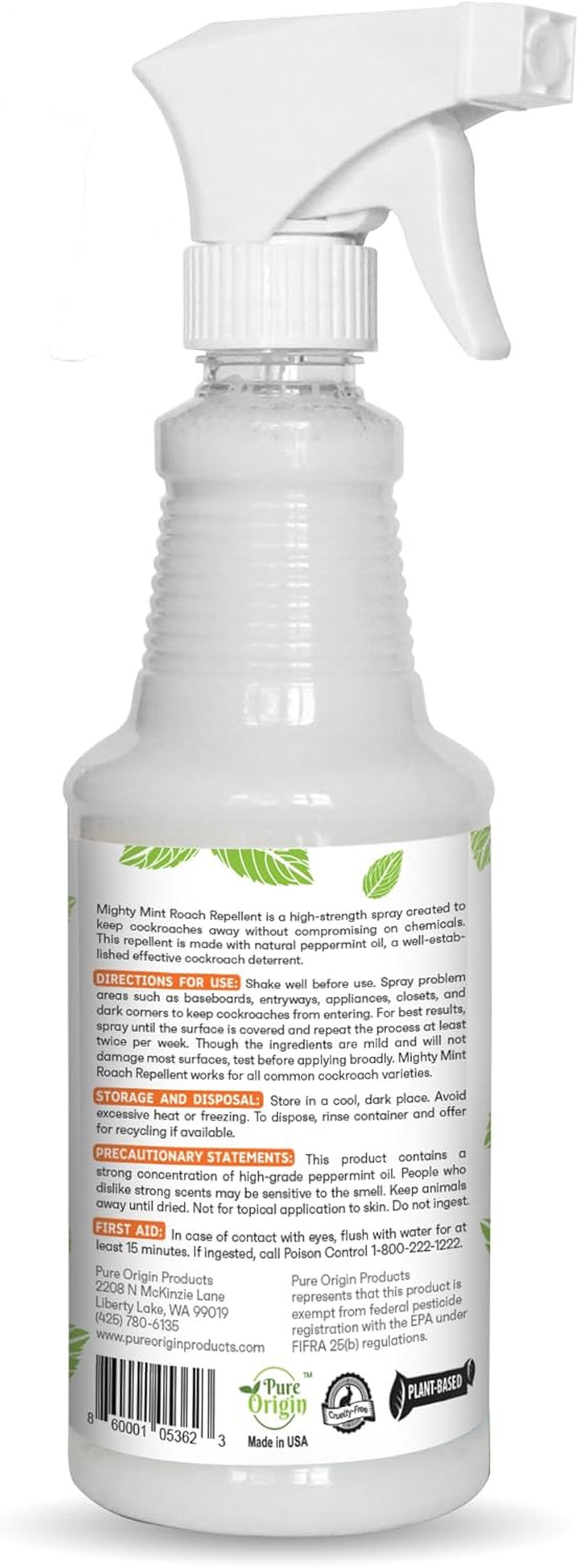 Mighty Mint 16Oz Cockroach Repellent Natural Peppermint Oil Spray image number 2