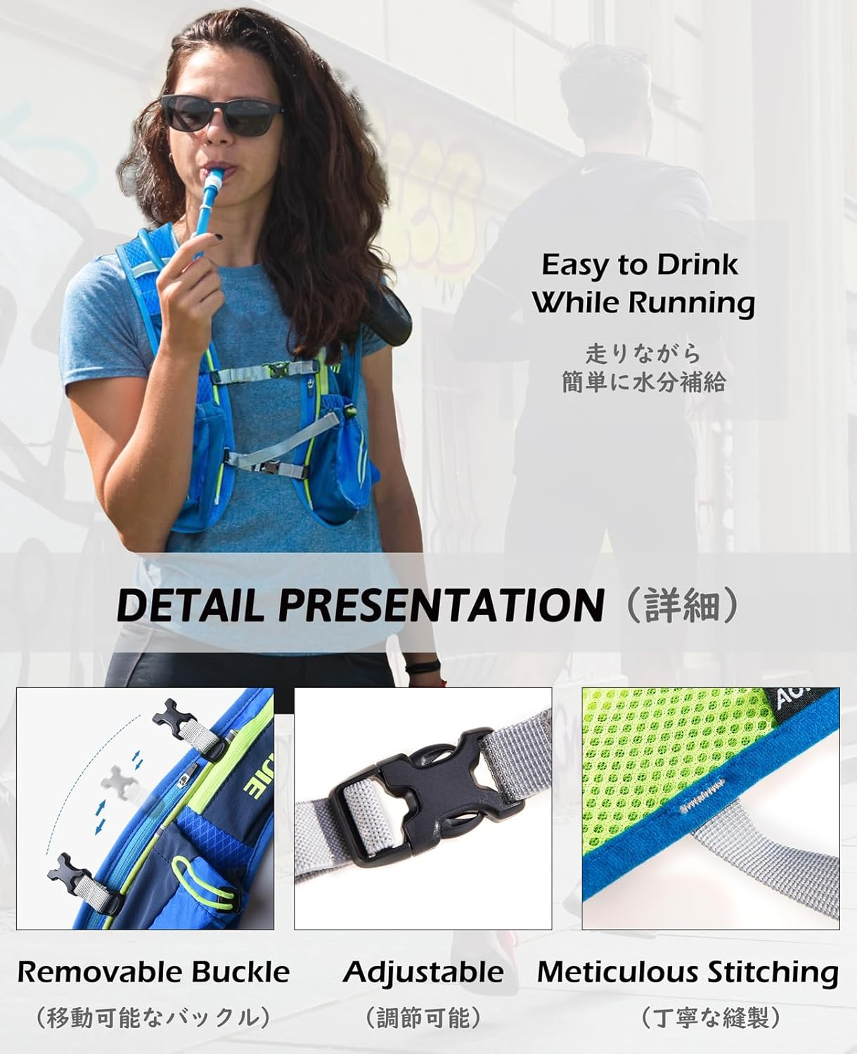 TRIWONDER Hydration Pack Backpack 5.5L Trail Running Hydration Vest for Men Women image number 1