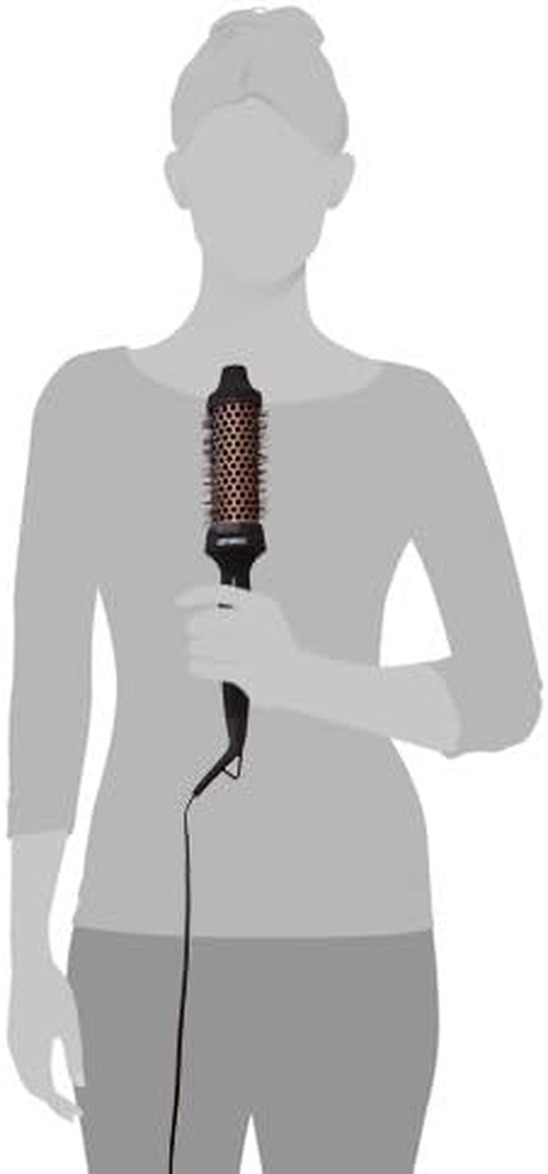 Amika Blowout Babe Thermal Brush Black image number 2