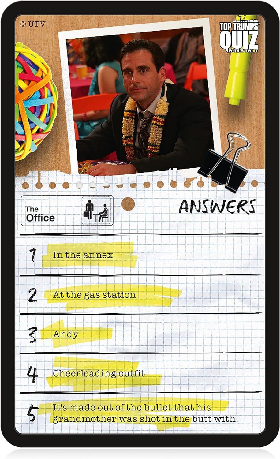 The Office - Top Trumps Quiz - 500 Questions - Humor