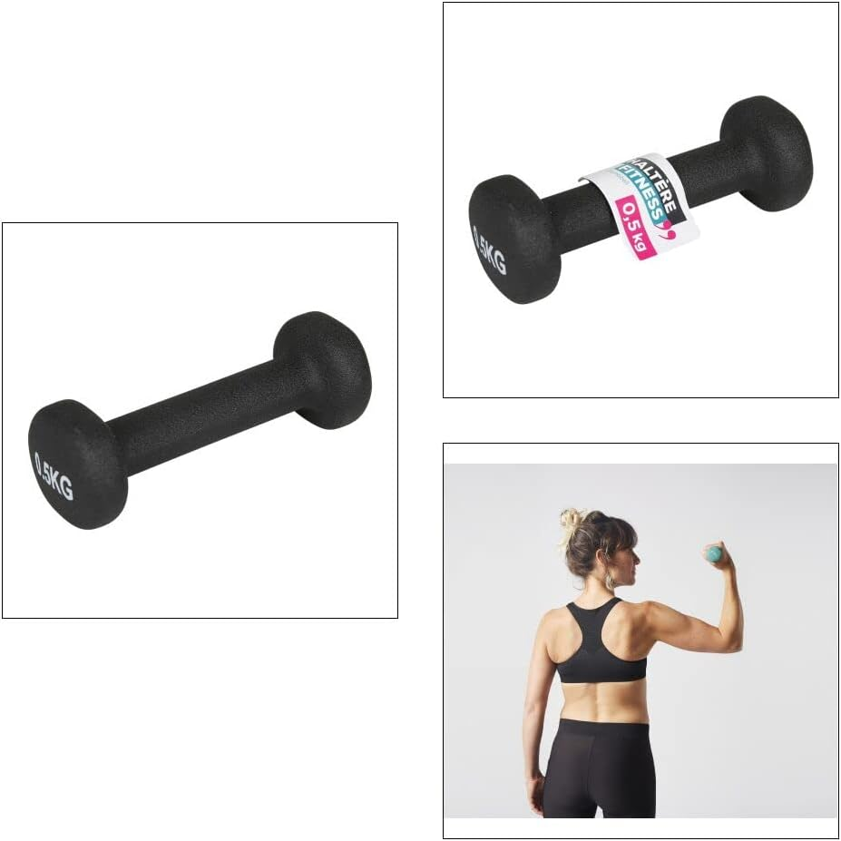 UPFIT - 0.5 Kg Yoga Dumbbell &ndash; Single &ndash; Perfect Grip &ndash; Designed Shape so That You Can Do Different Versatile Exercises &ndash; Allows a Complete Workout &ndash; Wide and Functional Handle image number 4
