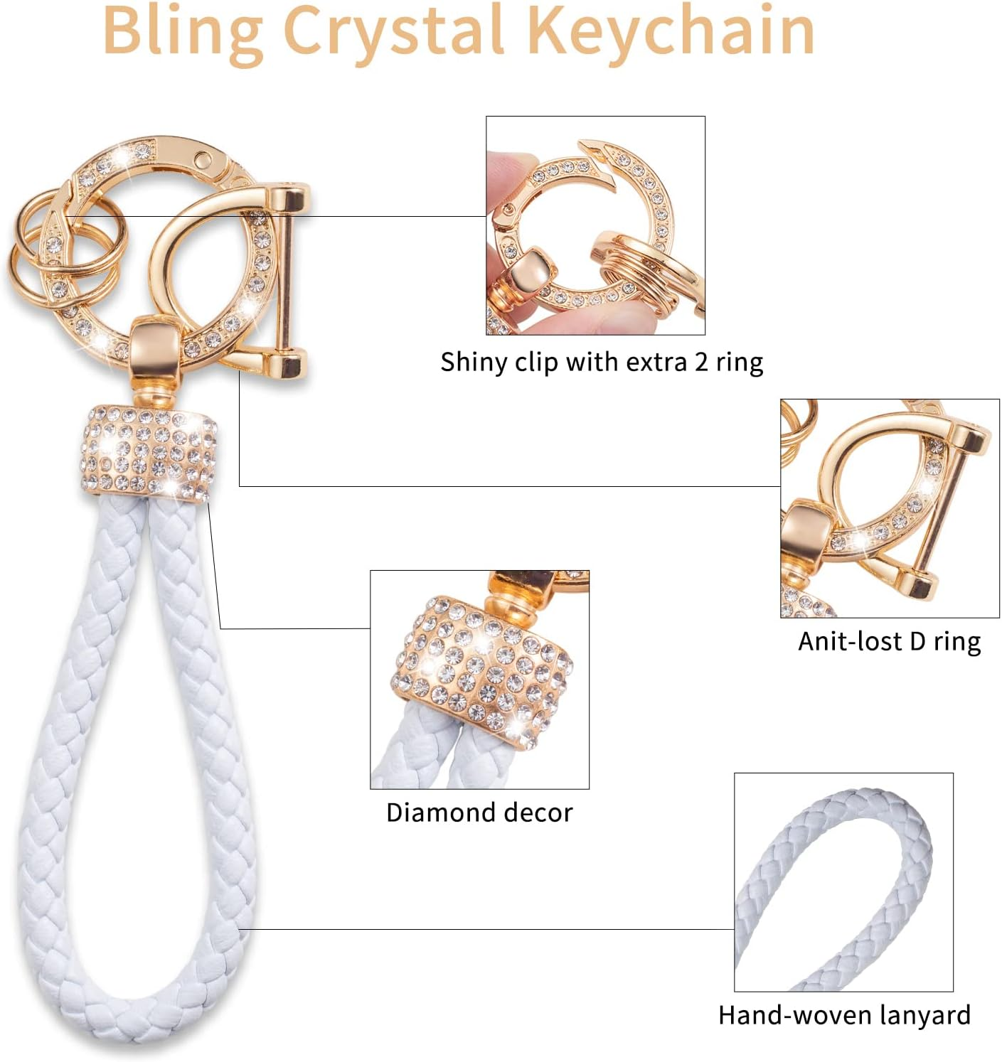 Gematay for Acura Key Fob Cover with Keychain Lanyard, Soft TPU Key Case Protection Compatible with Acura CDX RDX RLX NSX TLX TLX-L Smart Remote Key Holder image number 3