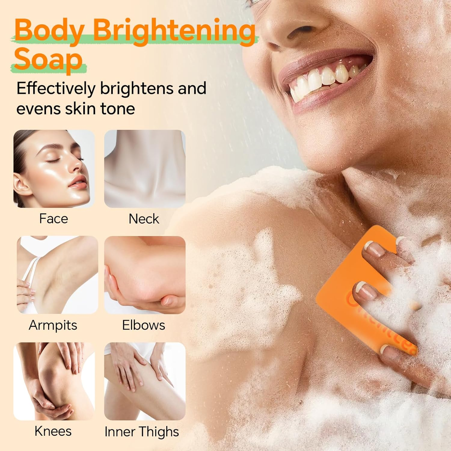 ORIENTLEAF Kojic Acid and Turmeric Soap, 4Oz X 2 BARS image number 4