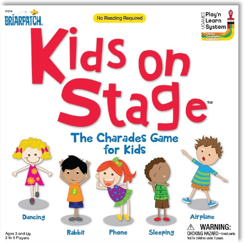University Games Kids on Stage Charades Board Game for Ages 3+ &ndash; Educational Activity for Toddlers, Family Entertainment &ndash; Creative Play for 2&ndash;6 Players image number 3