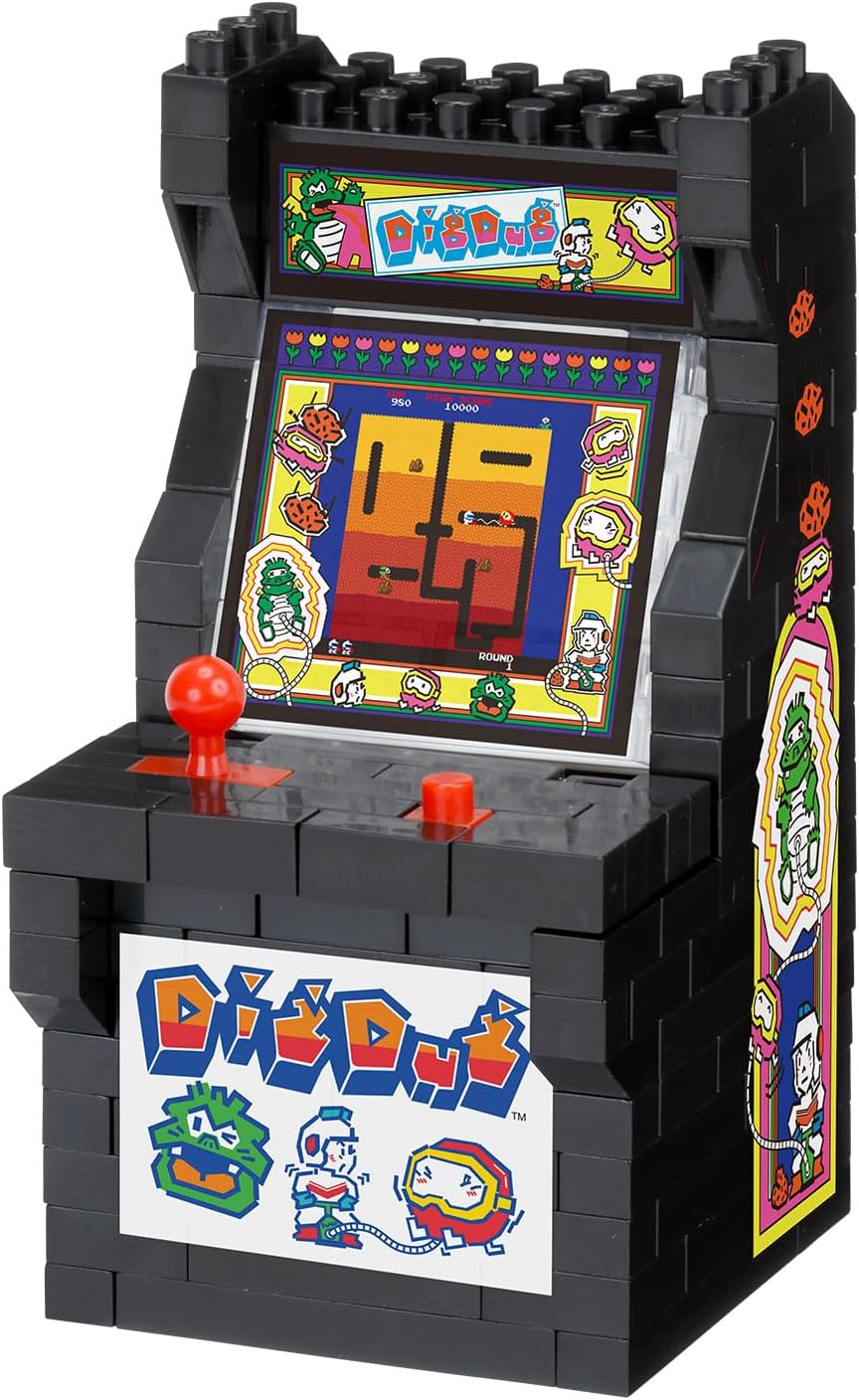 Kawada Nanoblock Arcade Machine Garaga/Dig Doug NBCC_254 1 Box = 6 Pieces, Total 6 Types image number 2