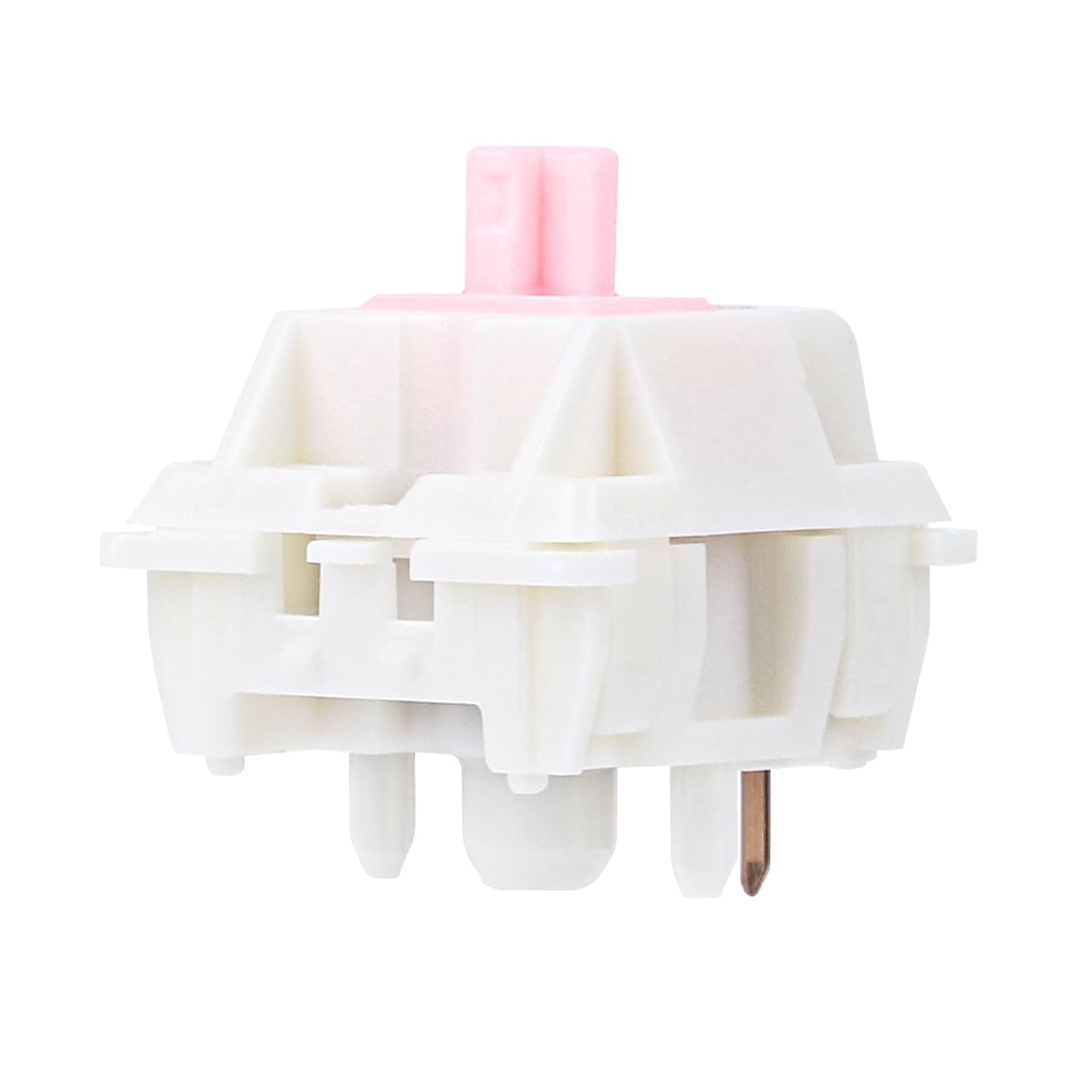 EPOMAKER Roseveil Silent Keyboard Switch for Mechanical Gaming Keyboard, 30PCS, 5-Pin, 32Gf, Pre-Lubed, Linear Silent, PC Case, LY Stem, Compatible with MX Keycaps (Roseveil Silent Switch)