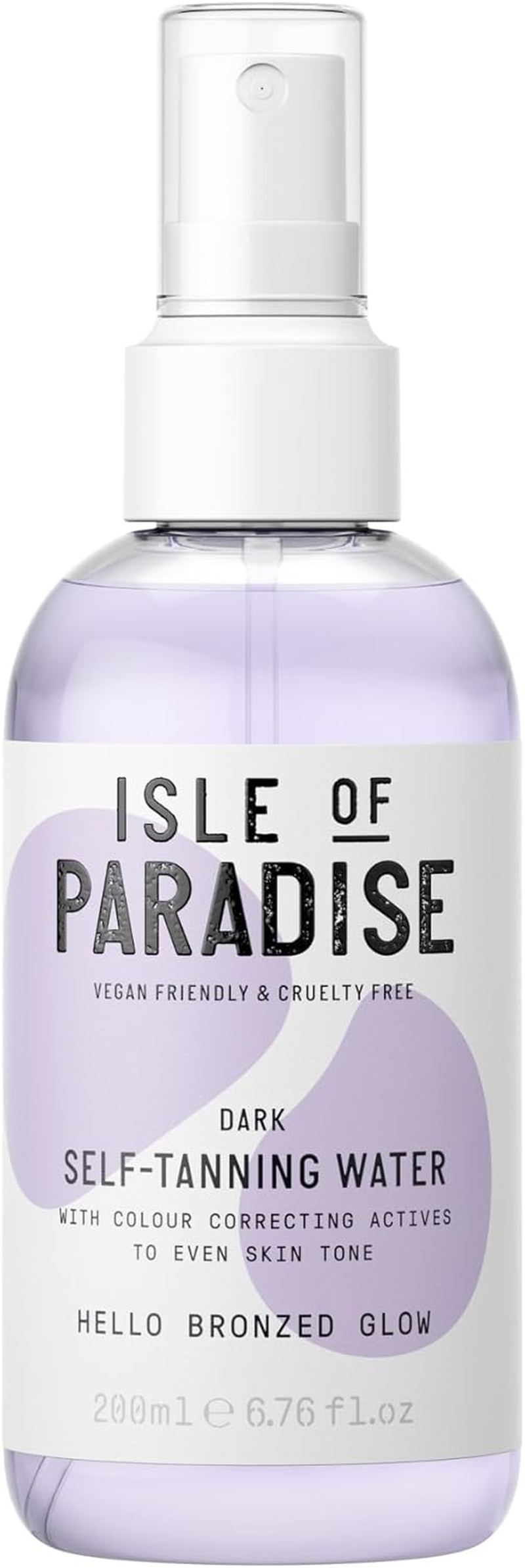 Isle of Paradise Fake Tan Water Dark (200 Ml) Hydrating Self Tanning Water Natural Ingredients & Vegan image number 6