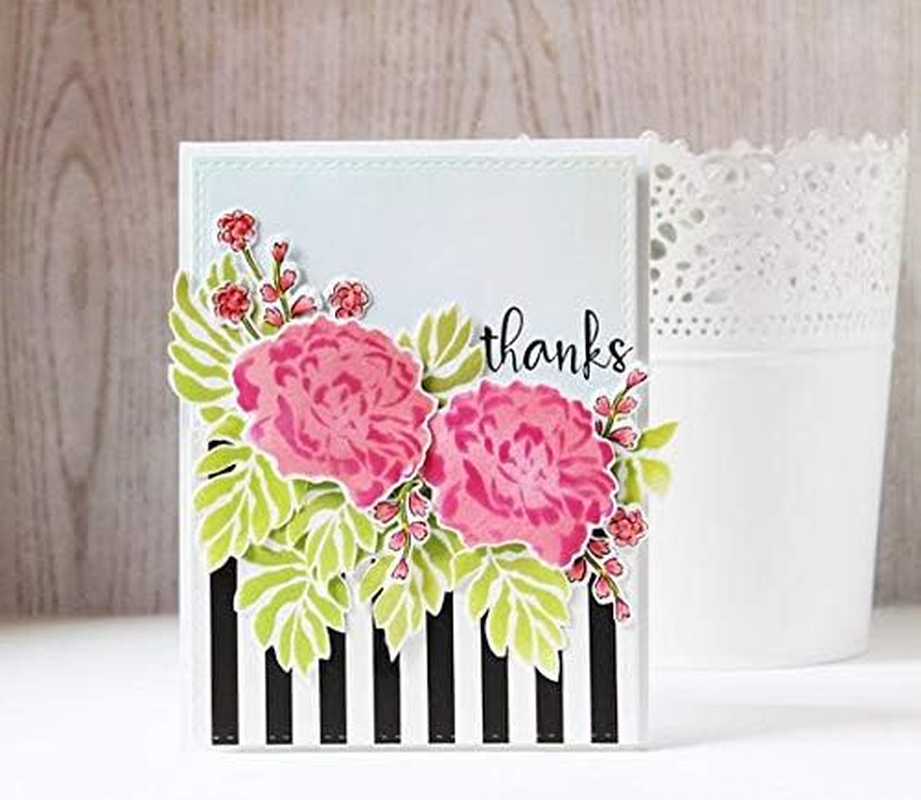 Craftreat Geometric Stencils for Painting on Canvas, Wallart, Notebook, Room Decor and Scrapbooking - Stripes & Halftone Circles 2Pcs - 6"X6" Bullet Journal Stencil - Reusable Arts & Crafts Supplies image number 1