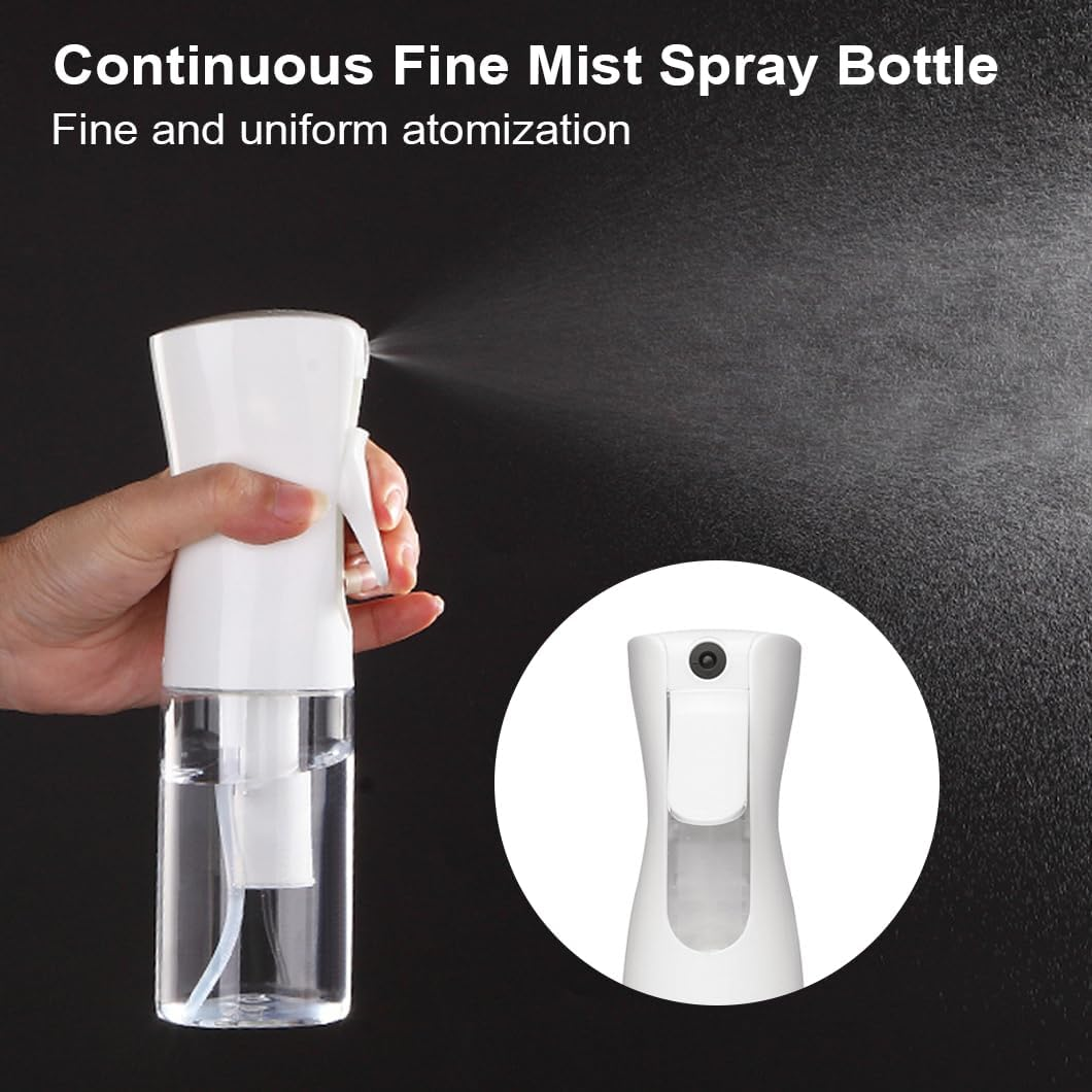 Youery 160 Ml Hair Oil Applicator Bottle with Graduated Scale, Root Comb Applicator Bottle, Spray Bottle Hair, Atomizer Pressure Ultra Fine Continuous Spray, Salon Water Sprayer image number 4