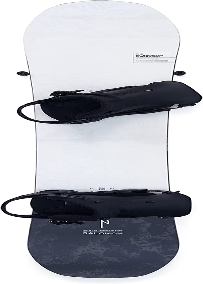 [NEW] (4 PCS) Snowboard Wall Mount Storage &ndash; Damage-Free Snowboard Hanger, Modern Floating Vertical Rack, Clip Hook Holder to Securely Store, Hang and Display Snow Boards, Gear Organizer by Arkorus image number 5