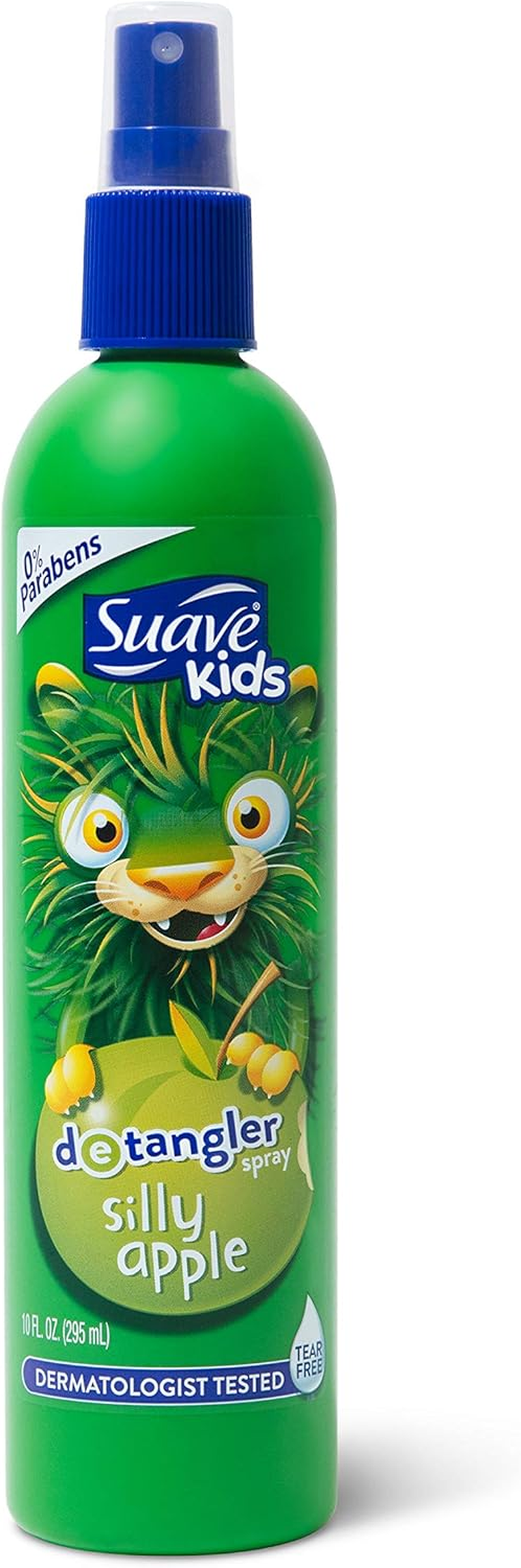 Suave Kids Detangler Spray for Tear-Free Styling Silly Apple Dermatologist-Tested Hair Detangler Formula 10 Oz image number 3