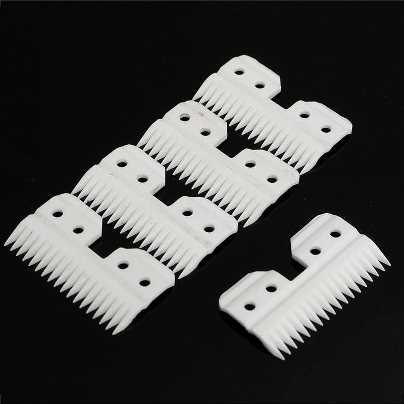 5Pcs Ceramic Blades for Most Andis Oster Wahl AG A5 Hair Clippers Cutters Trimmer Beard Dog Grooming Blade Replacement image number 2
