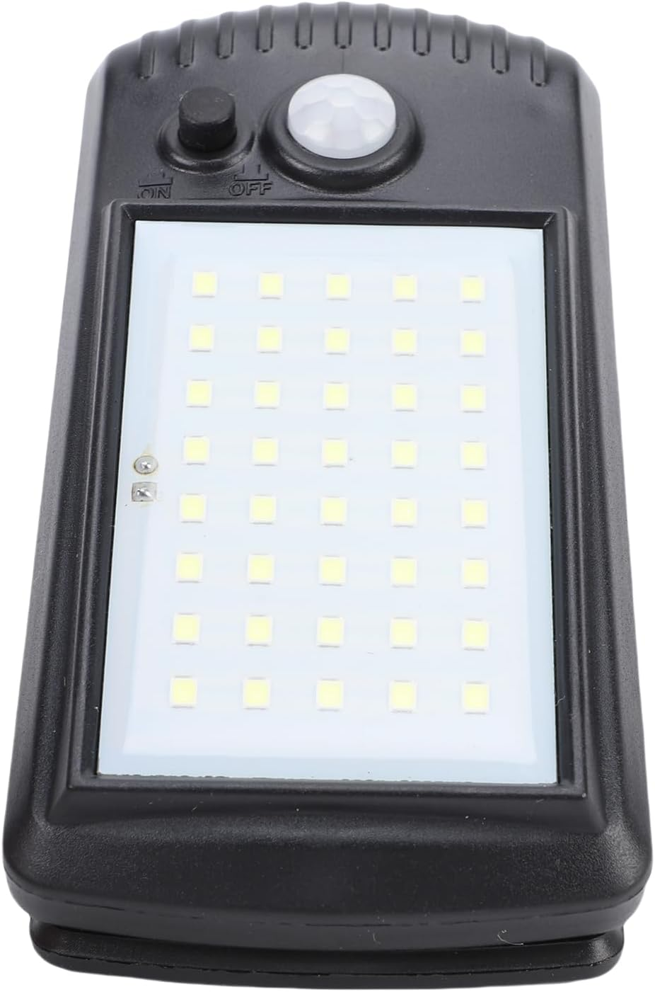 Jiawu Fence Clamp/Holder Lamp, 3W 40 LED, Motion Sensor, Waterproof IP65, Solar Security Light for Outdoor Garden, ABS Wide Angle Lighting image number 1