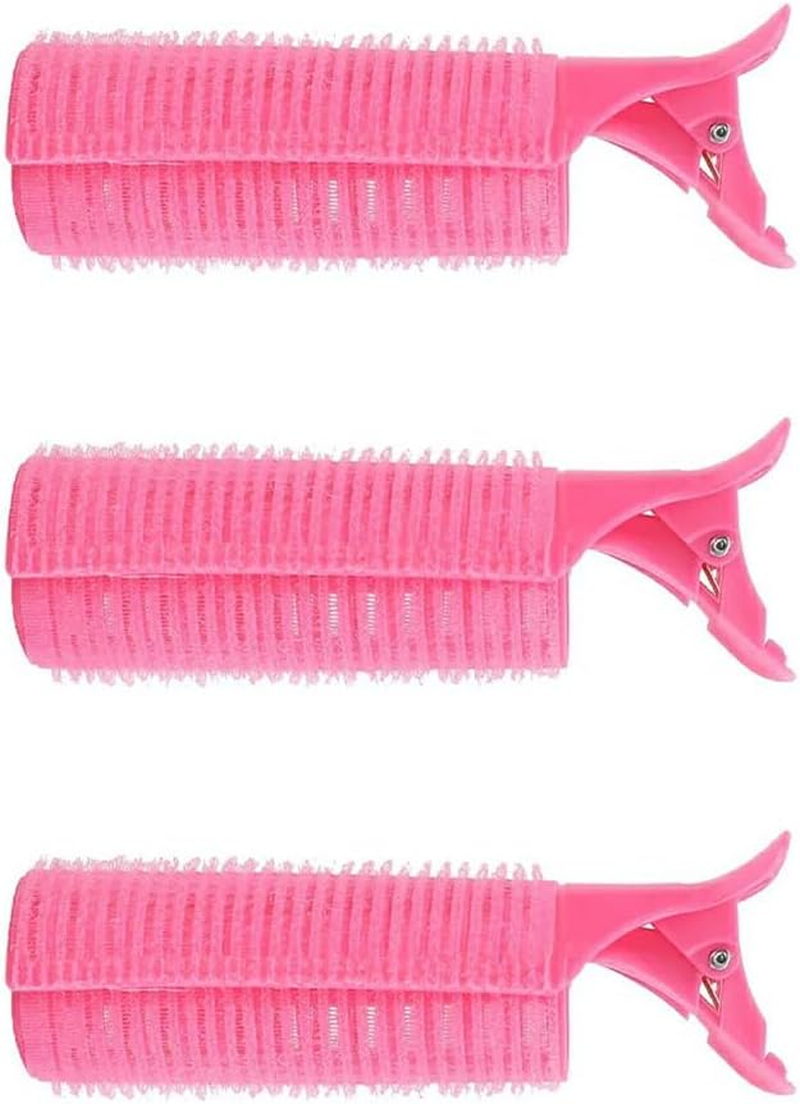 SUIOPPYUW Hair Root Clips Volumizing Fluffy Curling Bang Rollers Household Washable Reusable Plastic Heatless Hairpins Accessories, 3PCS