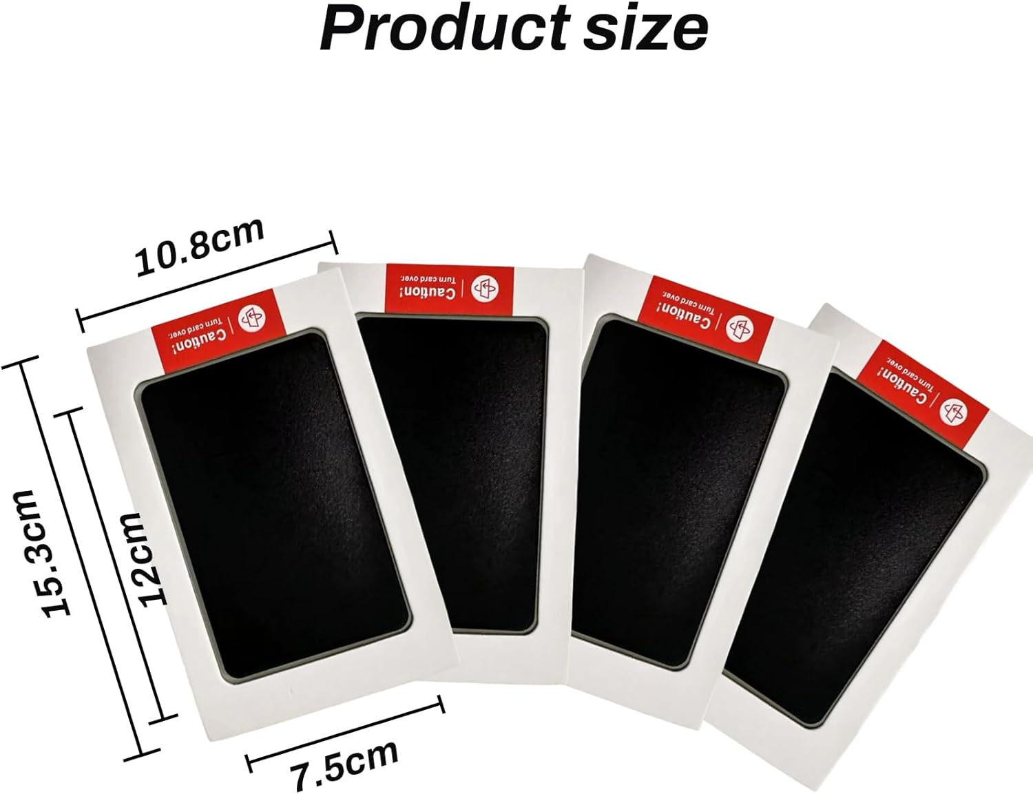 Baby Hand and Footprint Kit, 4Pcs Baby Footprint Kit & Handprint Kit Pet Paw Print Kit with 4 Ink Pads and 8 Imprint Cards Safe for Hands and Feet Family Keepsake Baby Shower Gifts (Black)