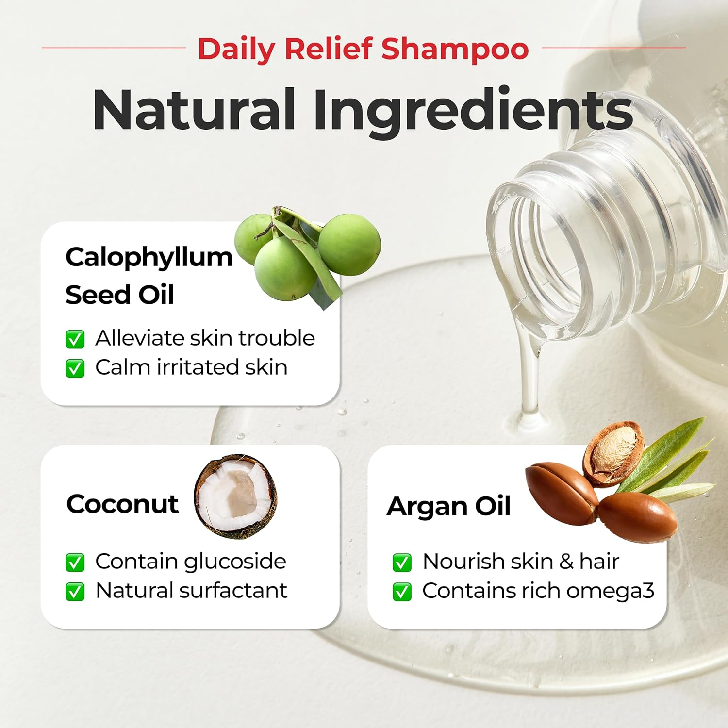 JAYU PET Daily Relief Shampoo - Vet Approved for Itchy Sensitive Skin, Natural Ingredients for Allergies. Moisturizing, Deodorizes Smelly Dogs, Best Odor Eliminating Dog Shampoo (300Ml/10.1Oz) image number 4