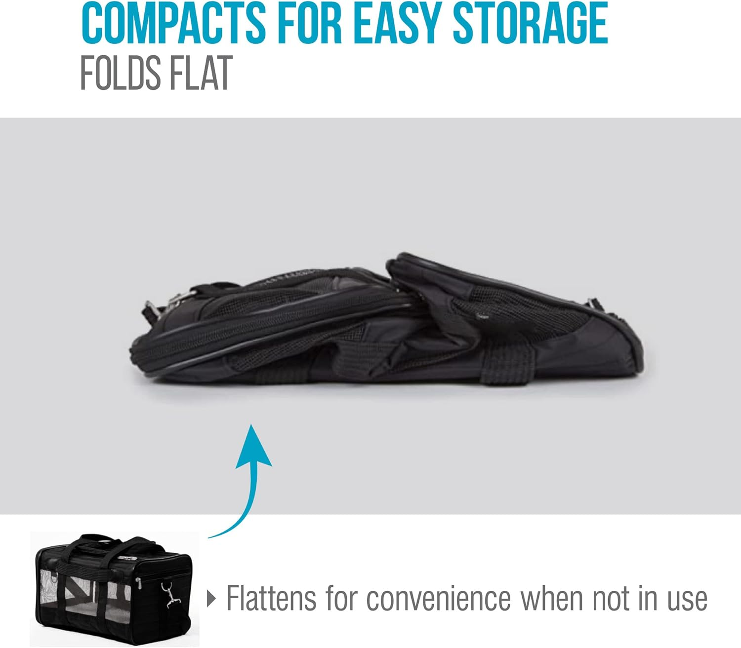 Original Deluxe Travel Pet Carrier, Airline Approved - Black, Large