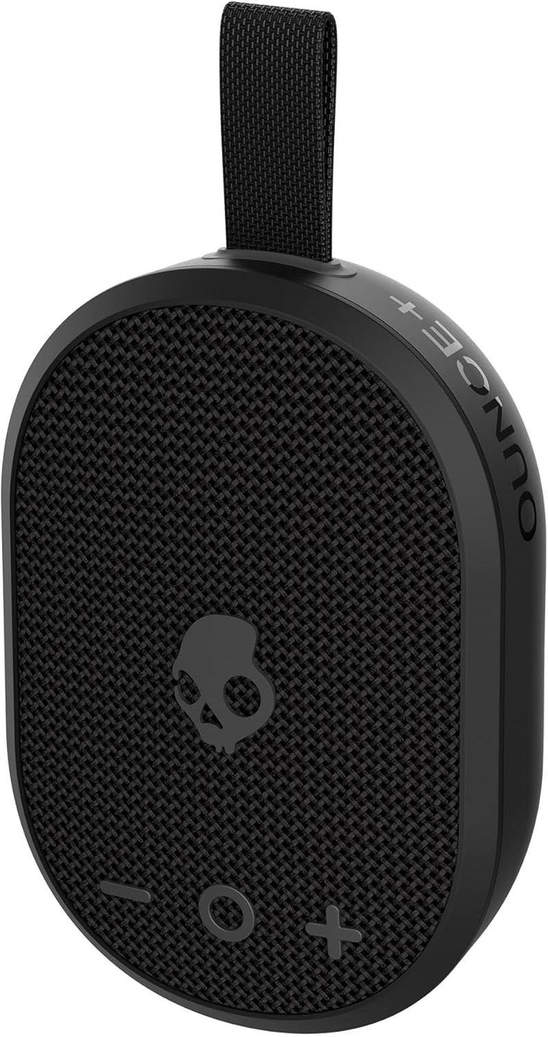 Skullcandy Ounce+ Wireless Bluetooth Speaker - IPX7 Waterproof Mini Portable Speaker with 16 Hour Battery, True Wireless Stereo, and Ballistic Nylon Carry Strap