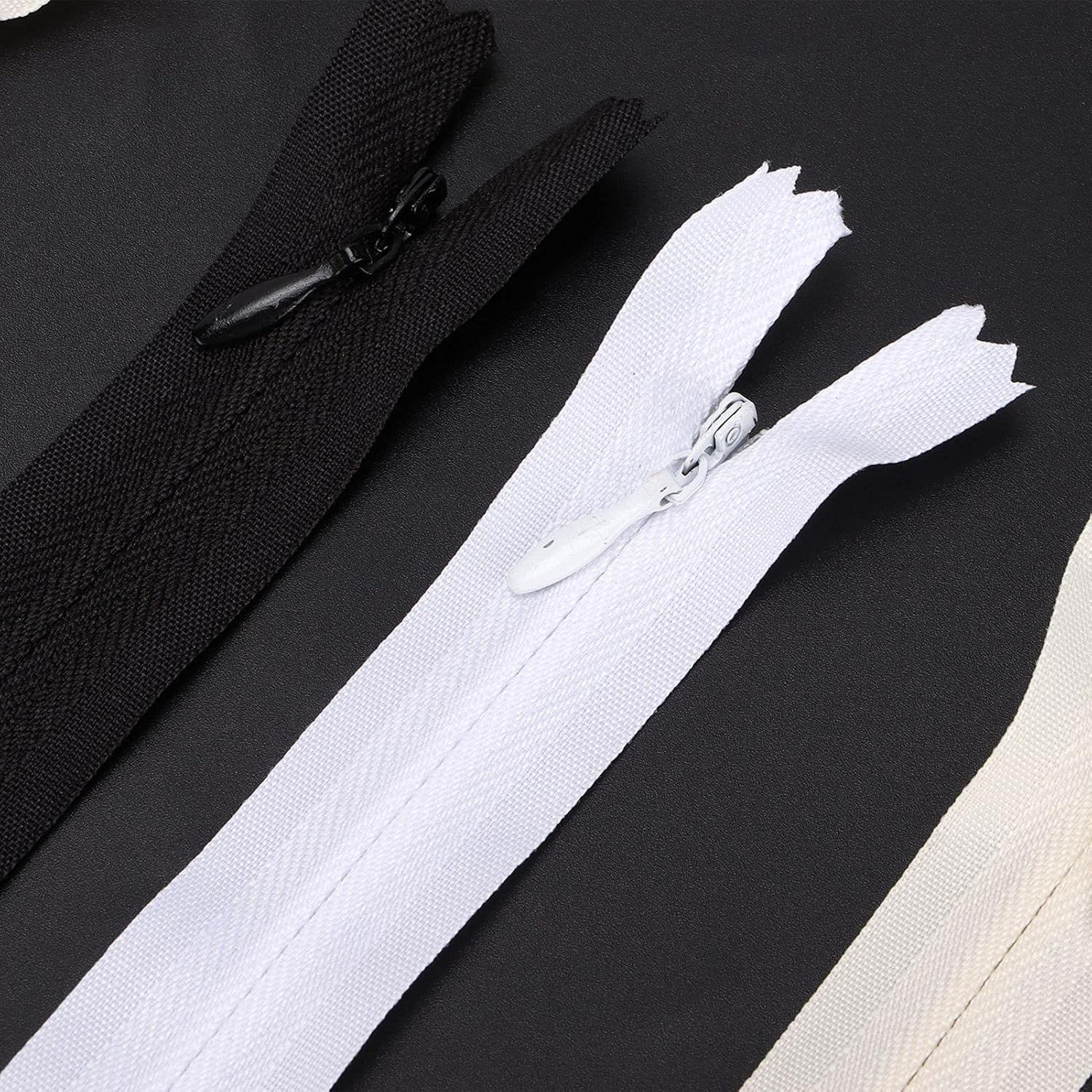 Metal Zippers Invisible Zipper Nylon Coil Zippers for DIY Craft Sewing Accessories image number 1