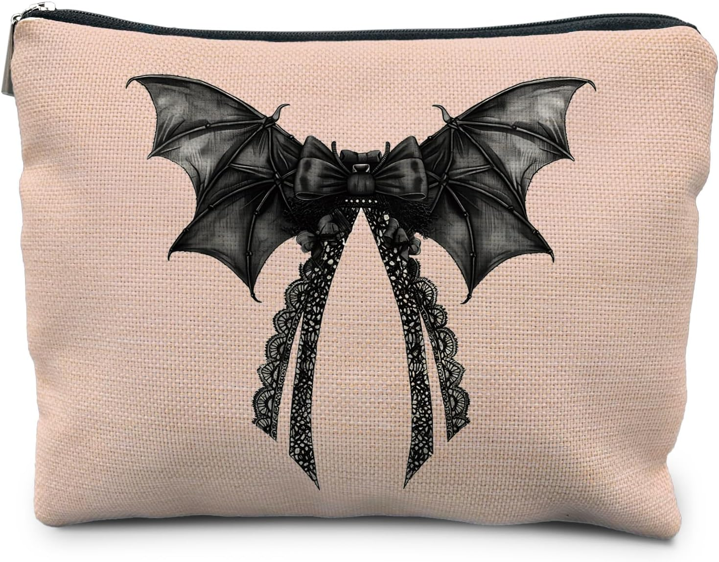 RYYCDOI Makeup Bag Halloween Cosmetic Bag, Gothic Skeleton